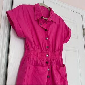 Boutique hot pink romper